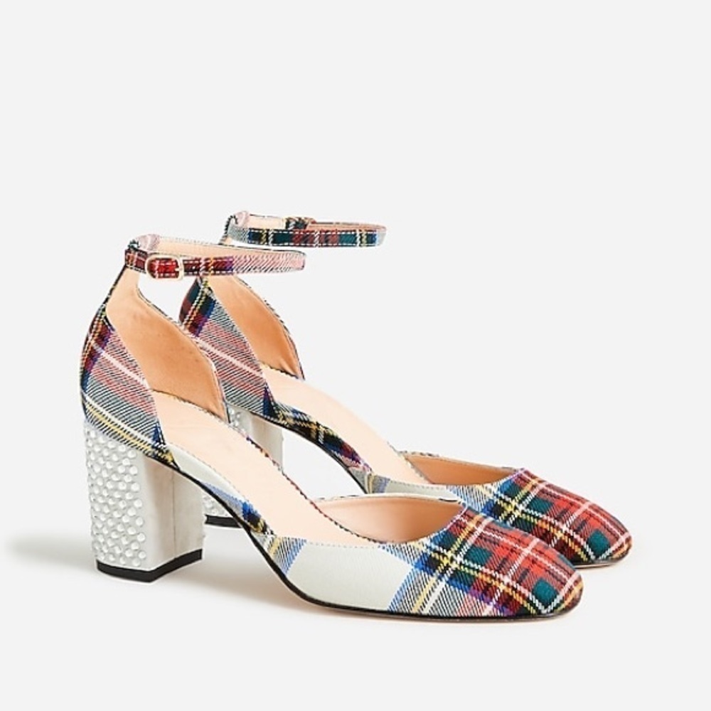J Crew Maisie studded heels in Stewart tartan
Item BM700